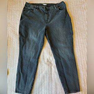 Good American Good Curve Jeans Women’s 18 Black Washed High Rise Skinny Denim